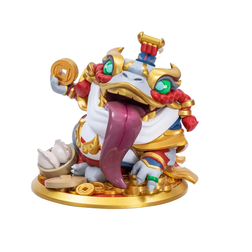 Figura del Emperador de la moneda Tahm Kench
