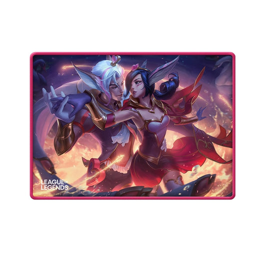 Mousepad de Xayah y Rakan Amorosos